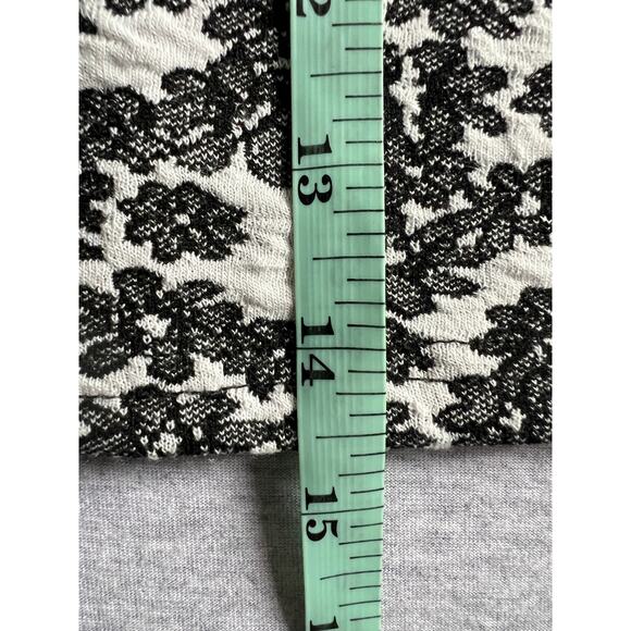 Urban Outfitters Y2K Mini Skirt Floral Black White Extra Small Stretch - Picture 7 of 7